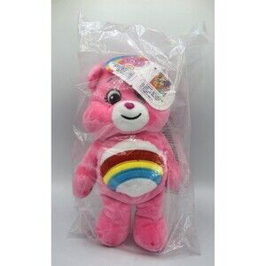 Care Bears Unlock the Magic 9" Bean Plush Cheer Bear Collectible New in Bag